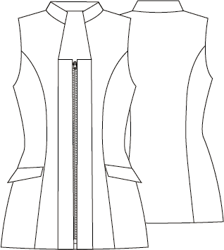 BLUSA ABIERTA MUJER LUISA