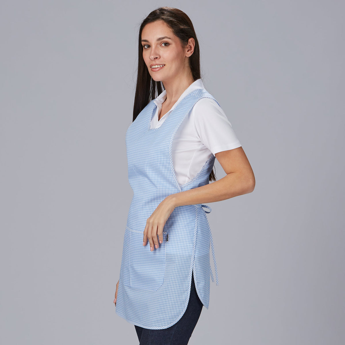 CASULLA SARGA O VICHY CON BOLSILLO