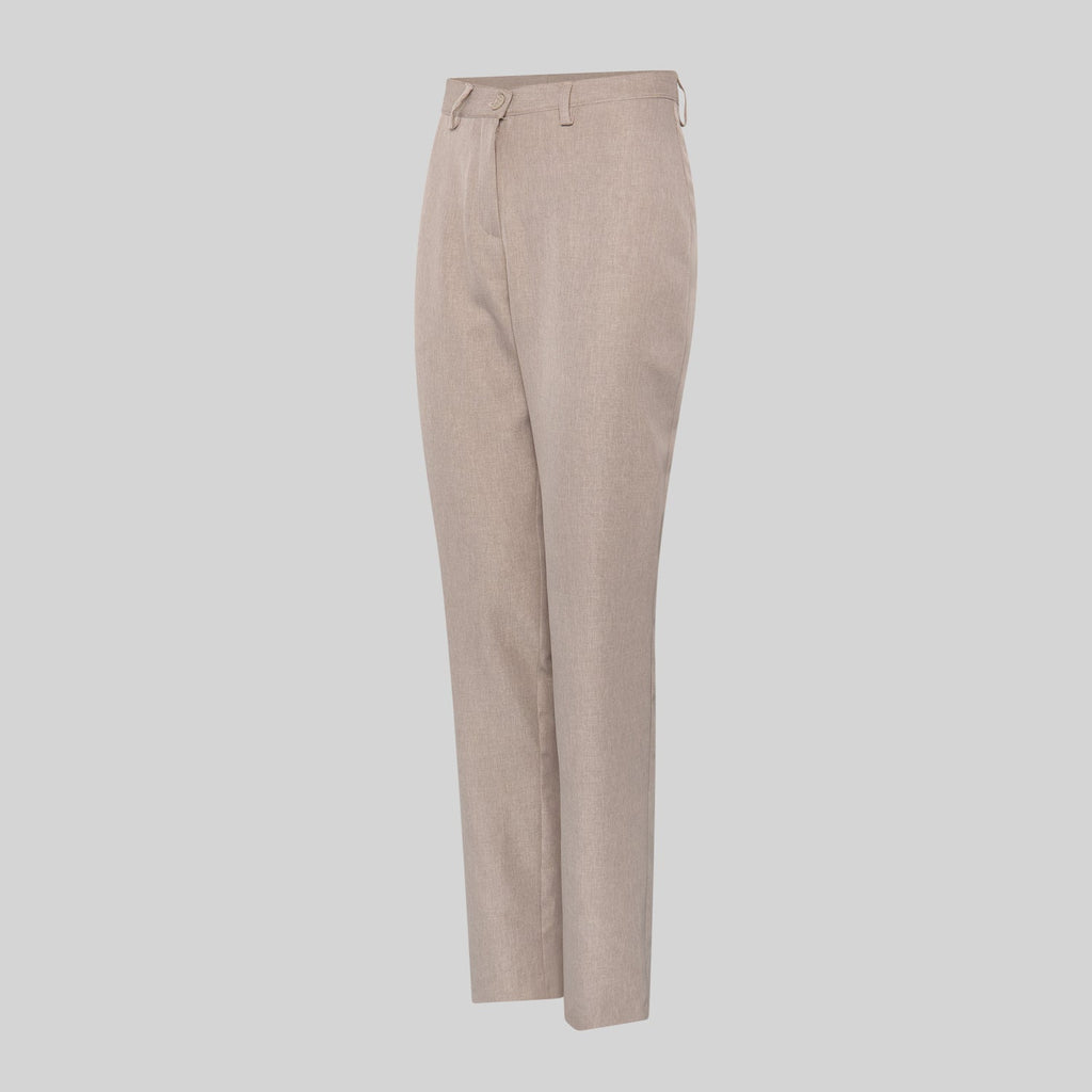 PANTALON MUJER TEJIDO RECICLADO ARENA