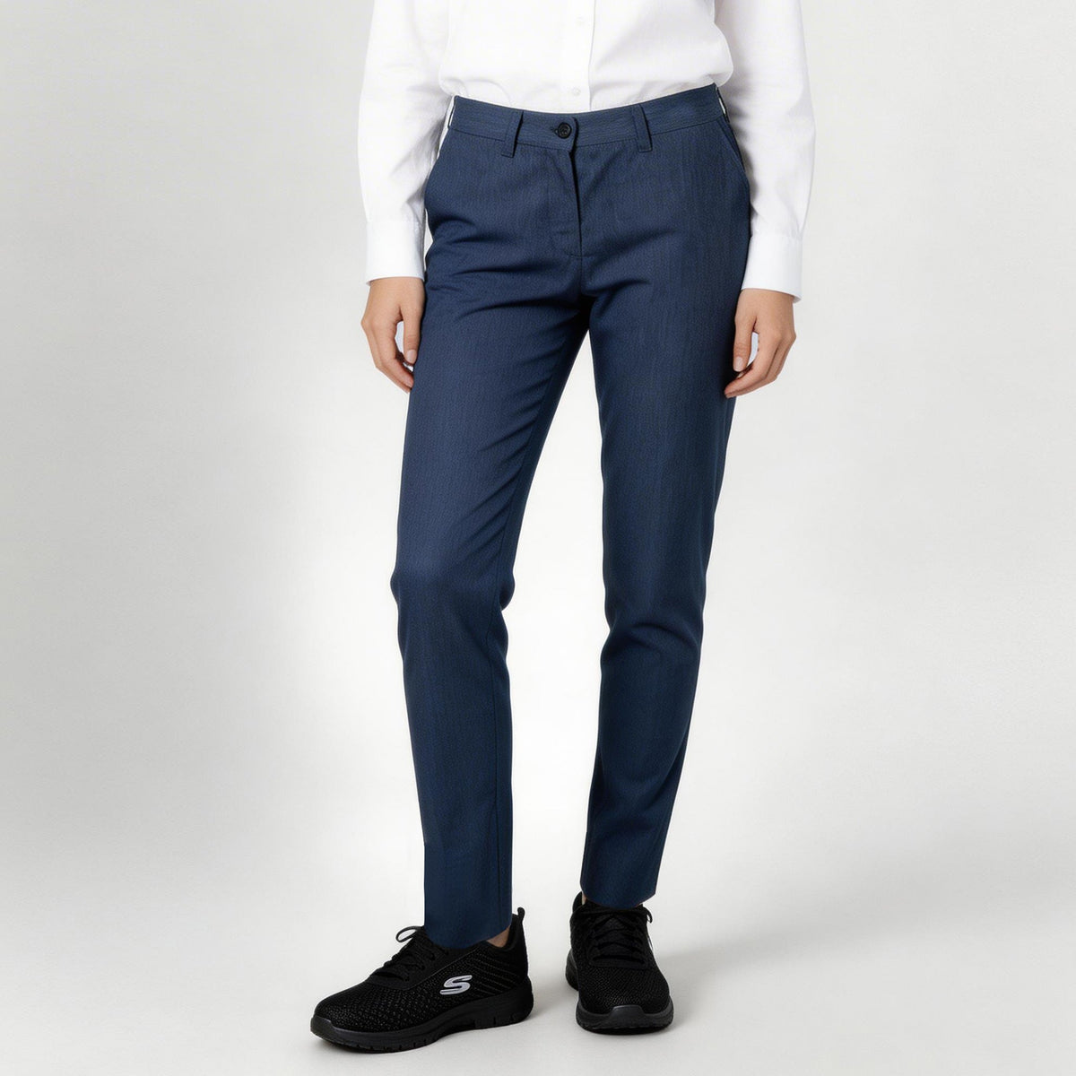 PANTALON MUJER CHINO SARGA JASPEADA