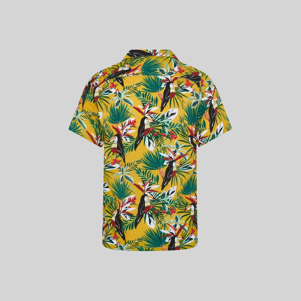 CAMISA HOMBRE CUELLO SOLAPA HAWAI