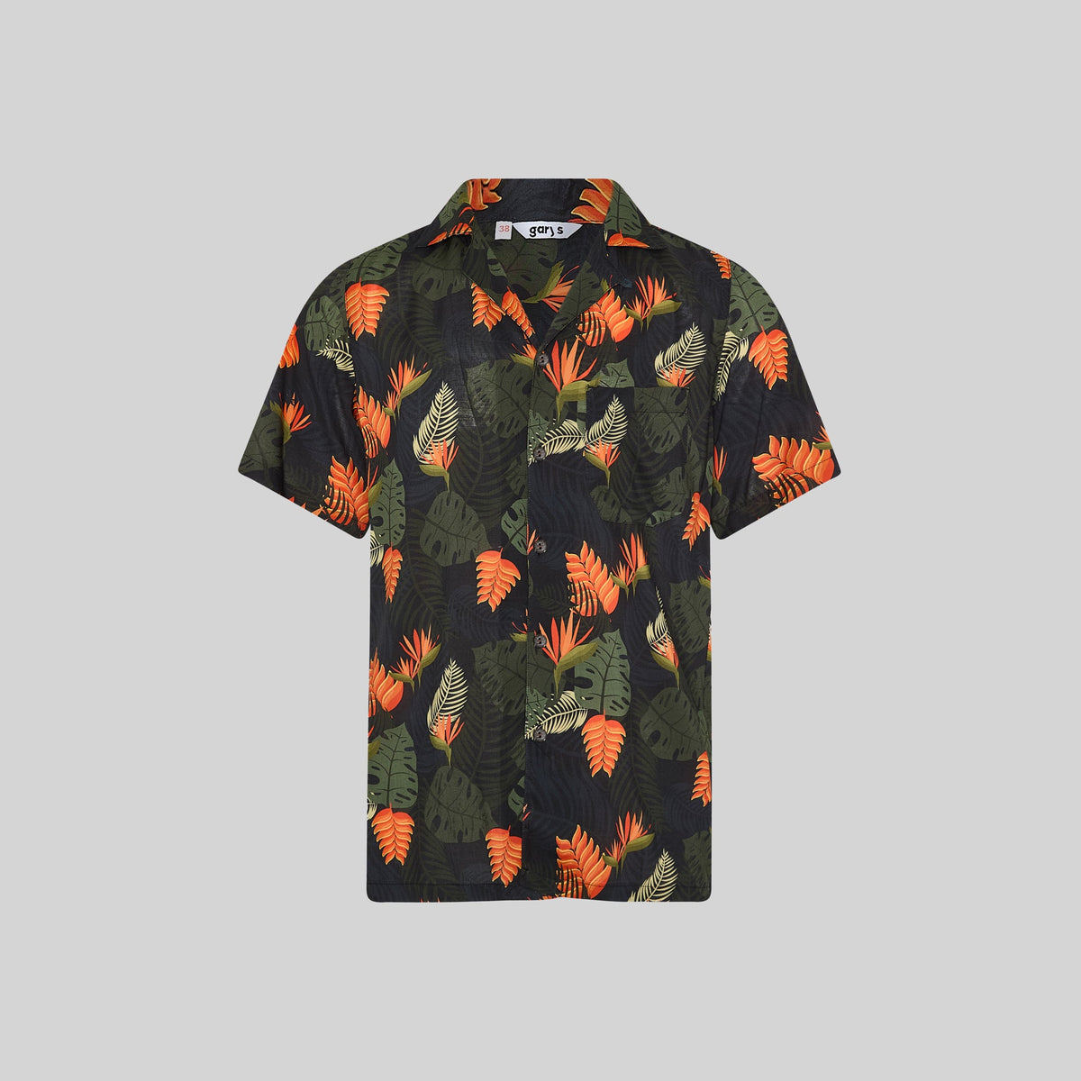 CAMISA HOMBRE CUELLO SOLAPA HAWAI