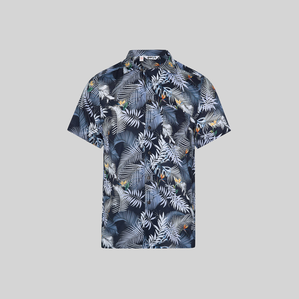 CAMISA HOMBRE CUELLO SOLAPA HAWAI