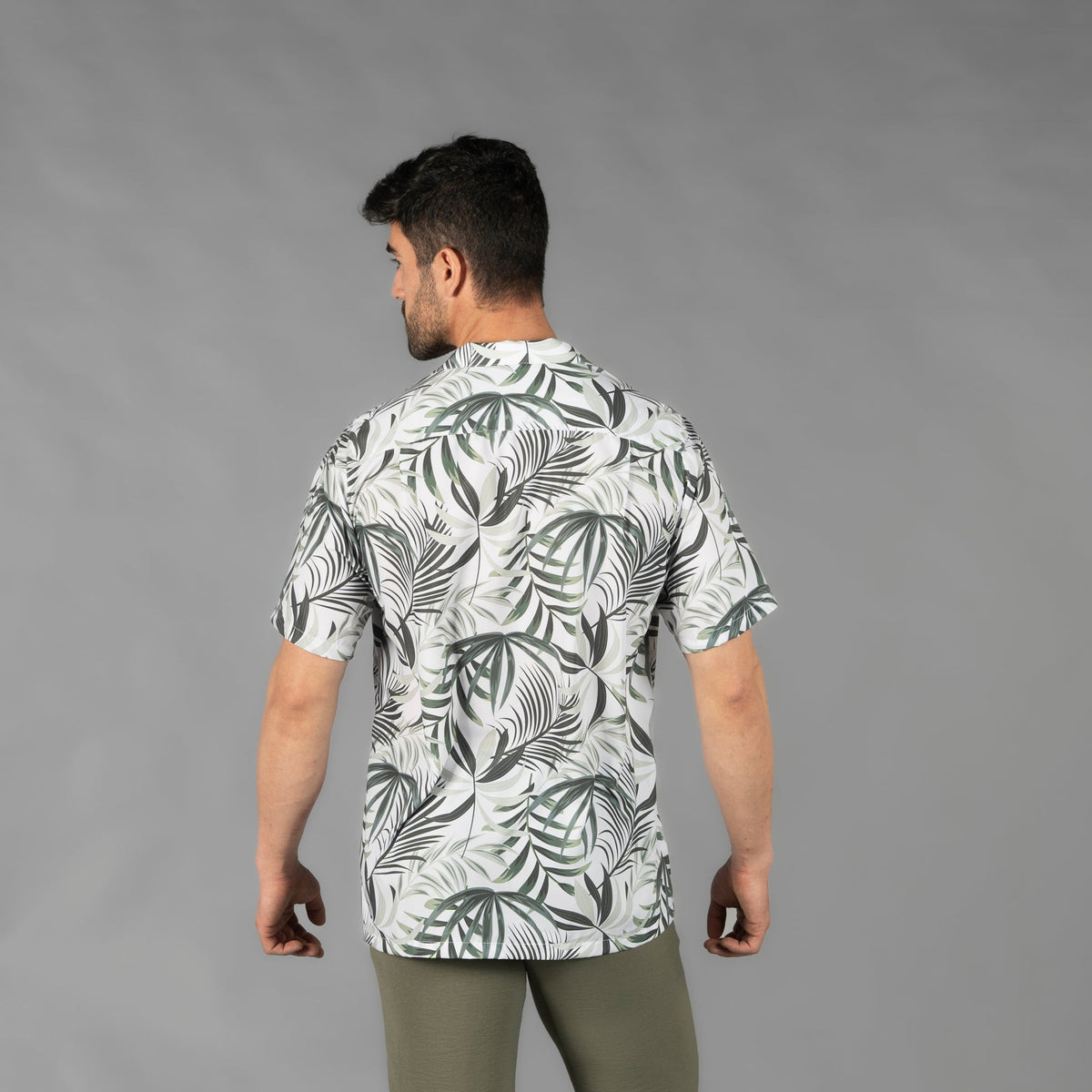CAMISA HOMBRE CUELLO SOLAPA HAWAI