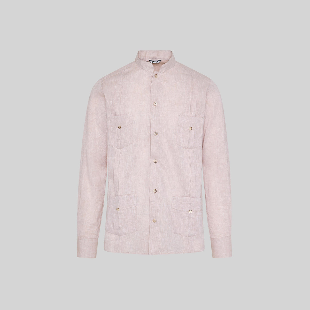 GUAYABERA HOMBRE CUELLO MAO BORNEO