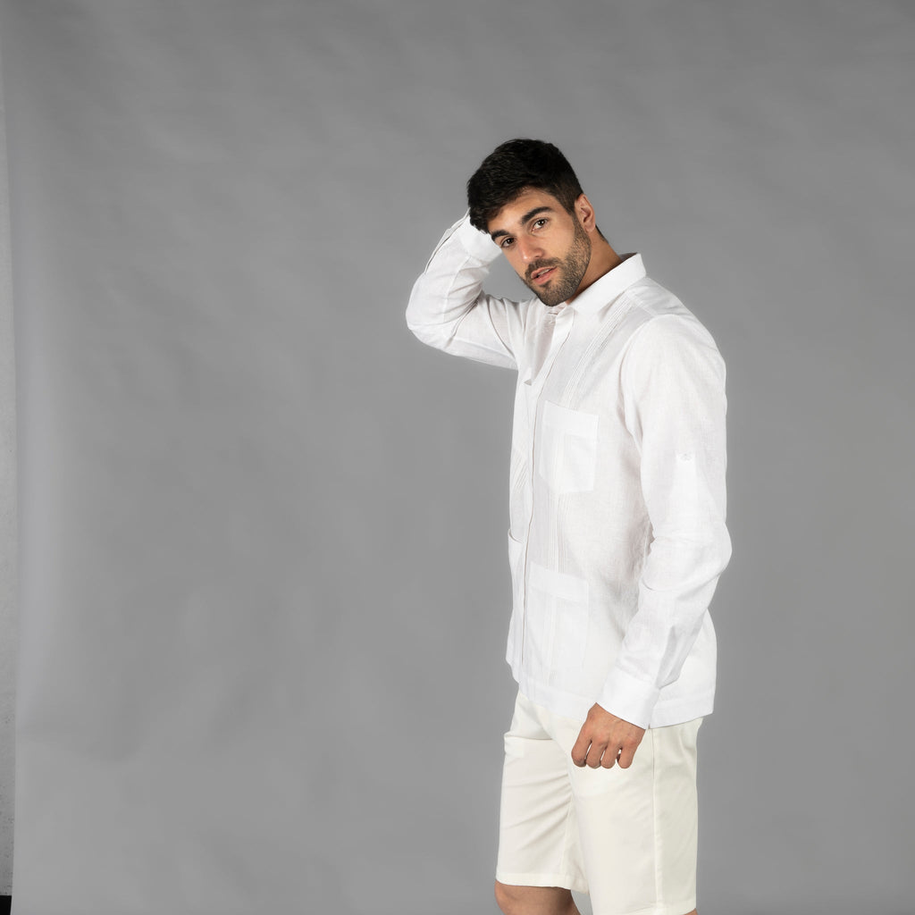 GUAYABERA HOMBRE CUELLO CAMISERO SALOMON