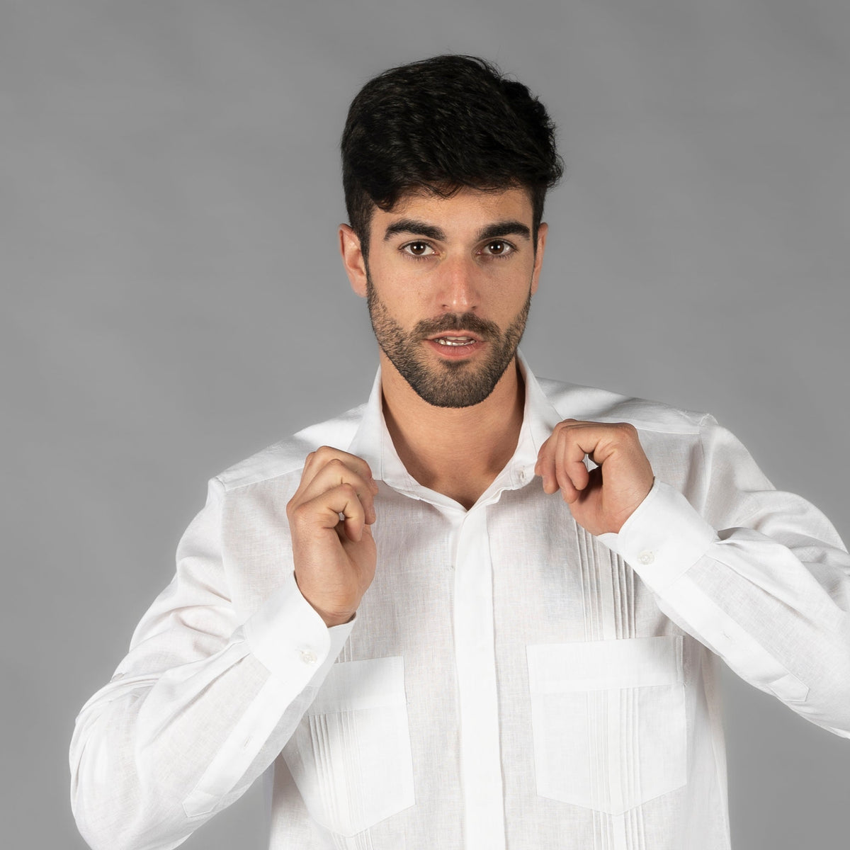 GUAYABERA HOMBRE CUELLO CAMISERO SALOMON