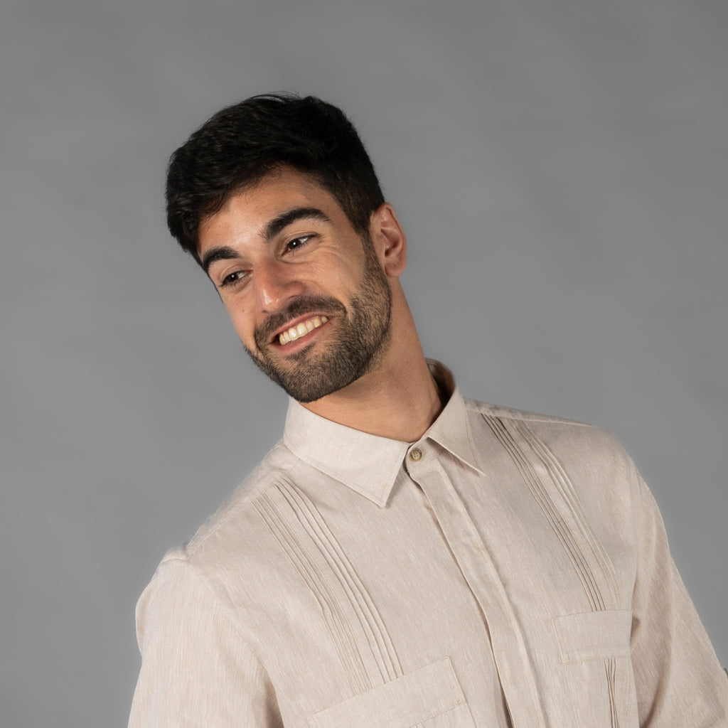 GUAYABERA HOMBRE CUELLO CAMISERO SALOMON