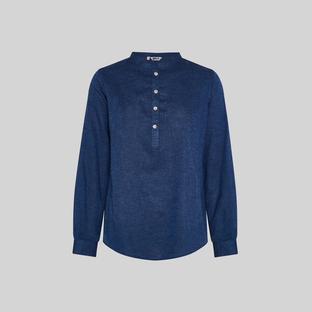 CAMISA MUJER LINO/COTTON CUELLO MAO KAULA