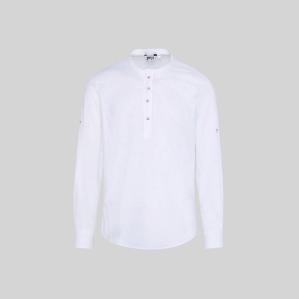 CAMISA HOMBRE LINO/COTTON CUELLO MAO TIWI