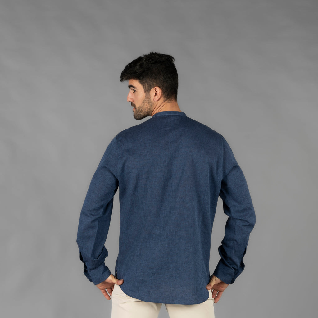 CAMISA HOMBRE LINO/COTTON CUELLO MAO TIWI