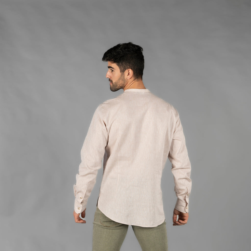 CAMISA HOMBRE LINO/COTTON CUELLO MAO TIWI
