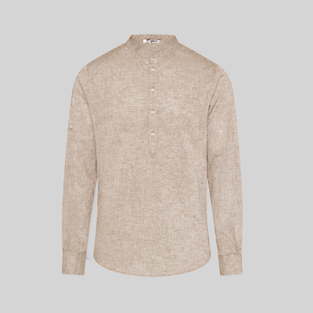CAMISA HOMBRE LINO/COTTON CUELLO MAO TIWI
