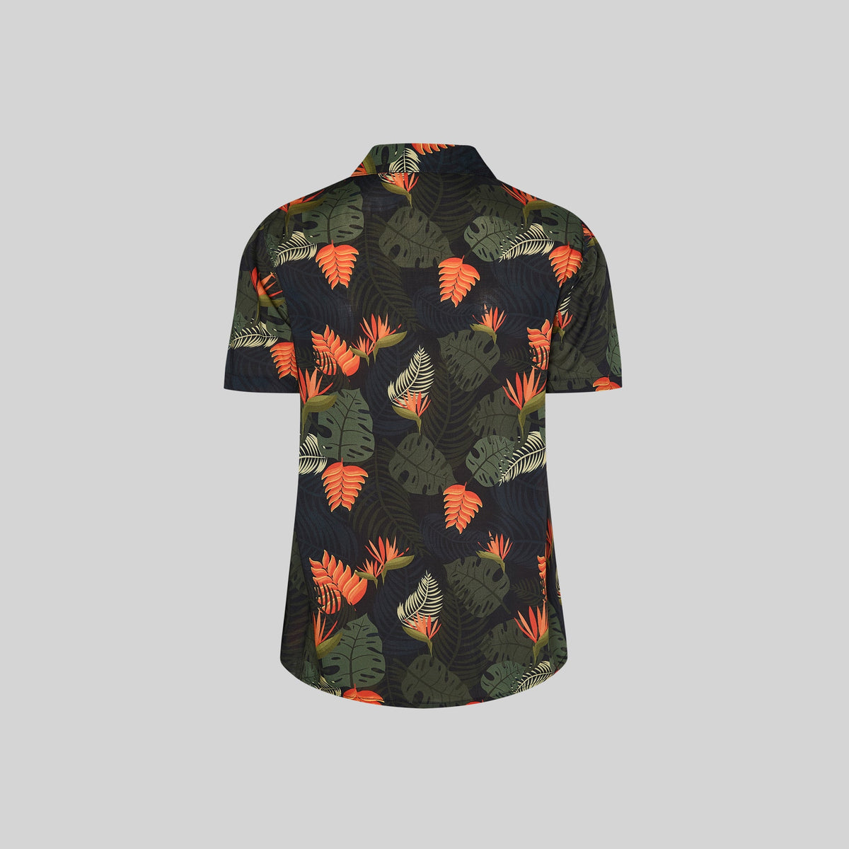 CAMISA MUJER CUELLO SOLAPA HAWAIANA