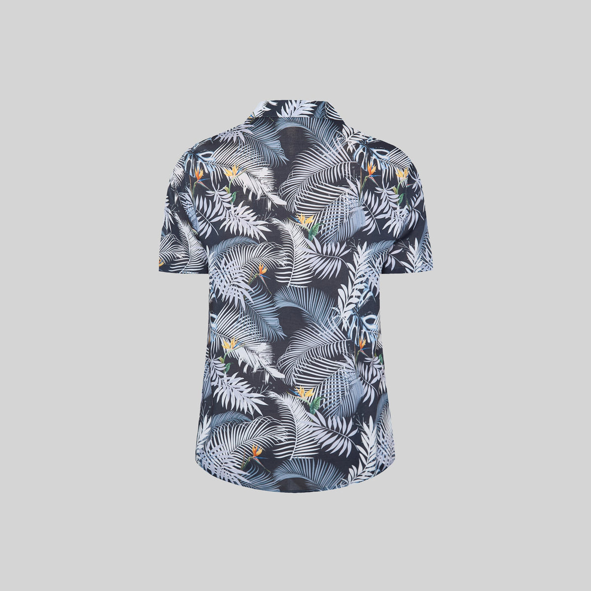 CAMISA MUJER CUELLO SOLAPA HAWAIANA