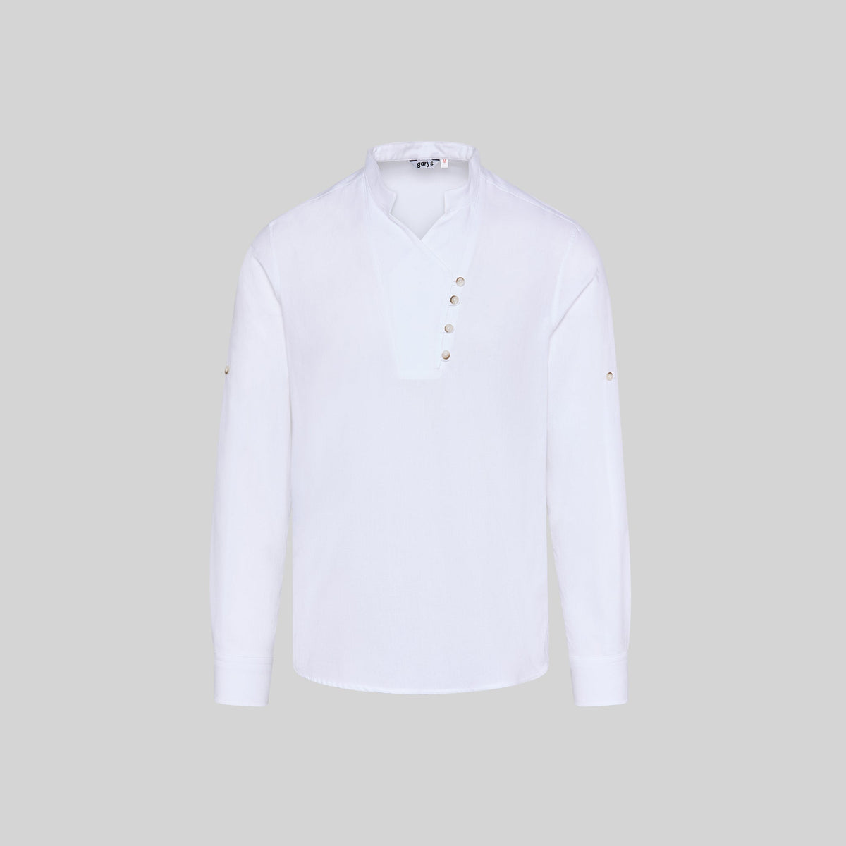 CAMISA HOMBRE CHAMBRAY CUELLO MAO NIAS