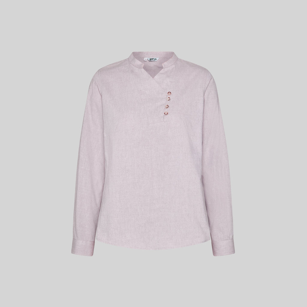 CAMISA MUJER CHAMBRAY CUELLO MAO LANAY