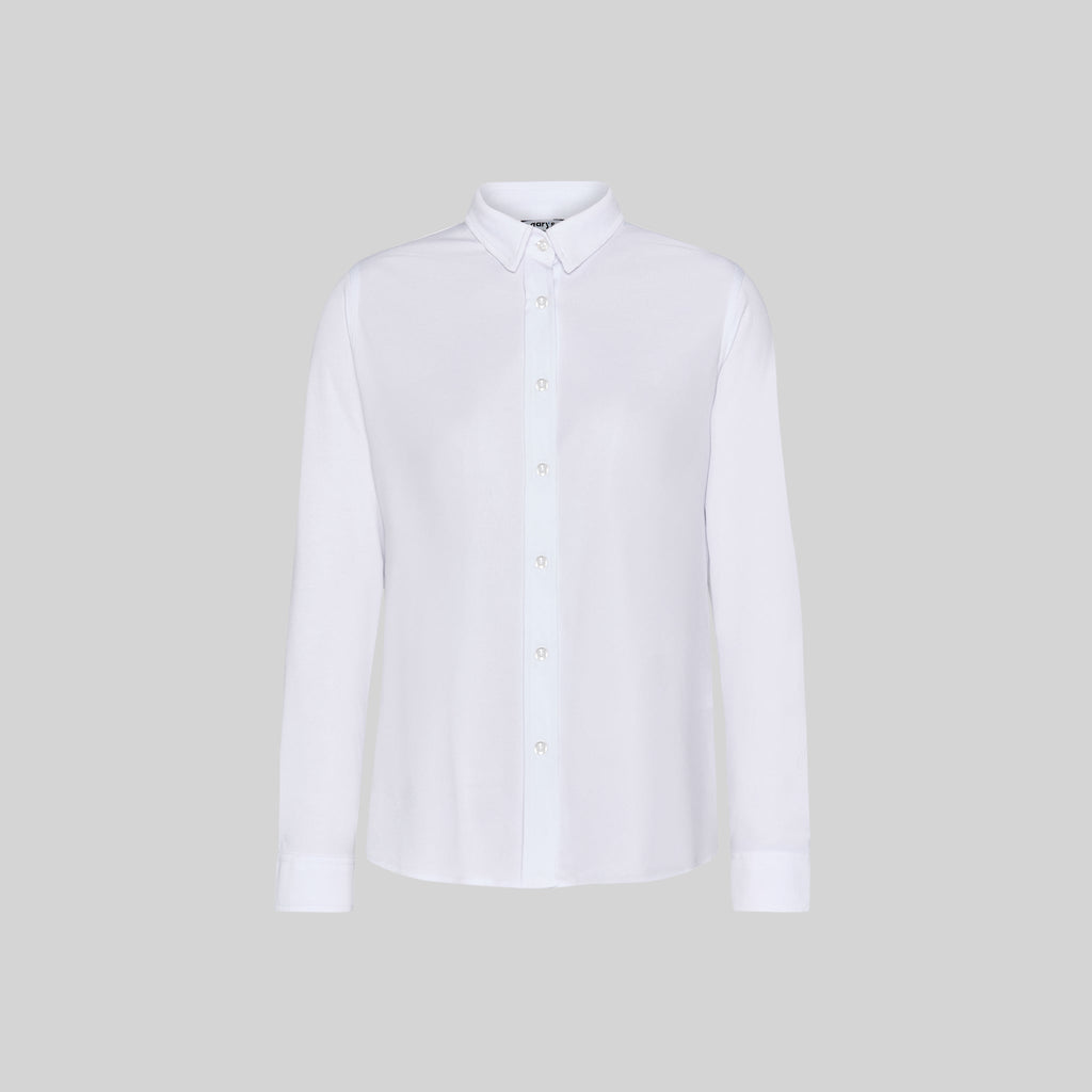 CAMISA MUJER INTERLOCK CUELLO CAMISERO CERDEÑA