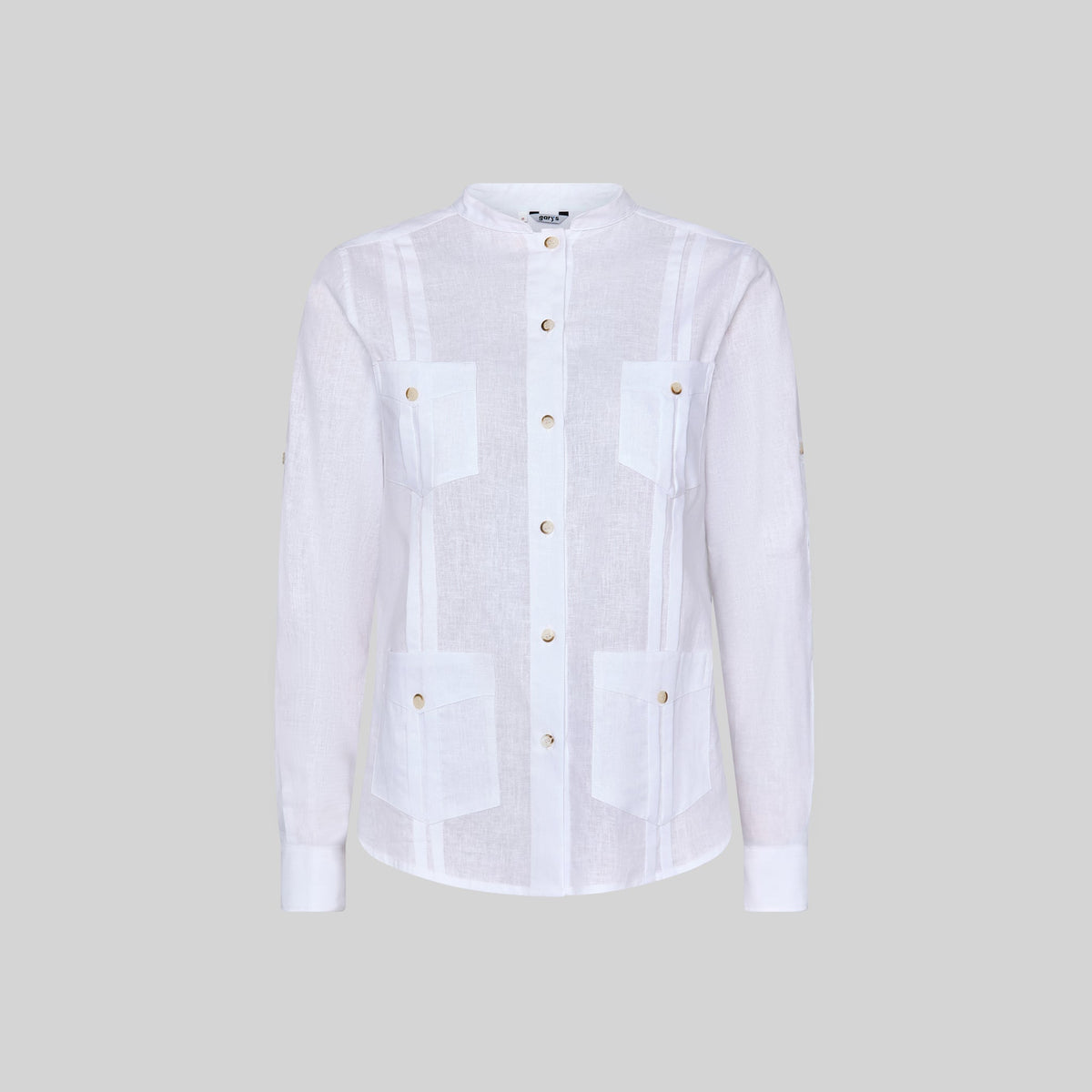 GUAYABERA MUJER CUELLO MAO ISABELA