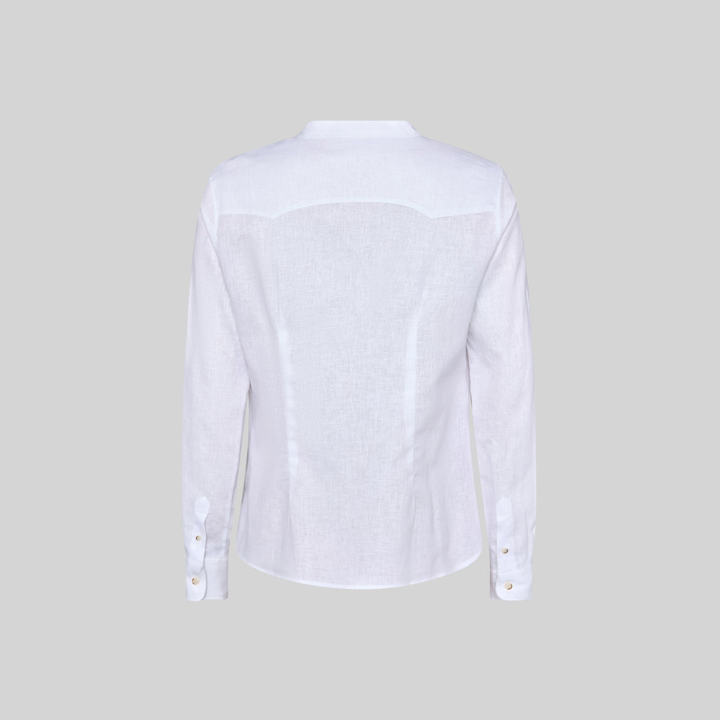 GUAYABERA MUJER CUELLO MAO ISABELA