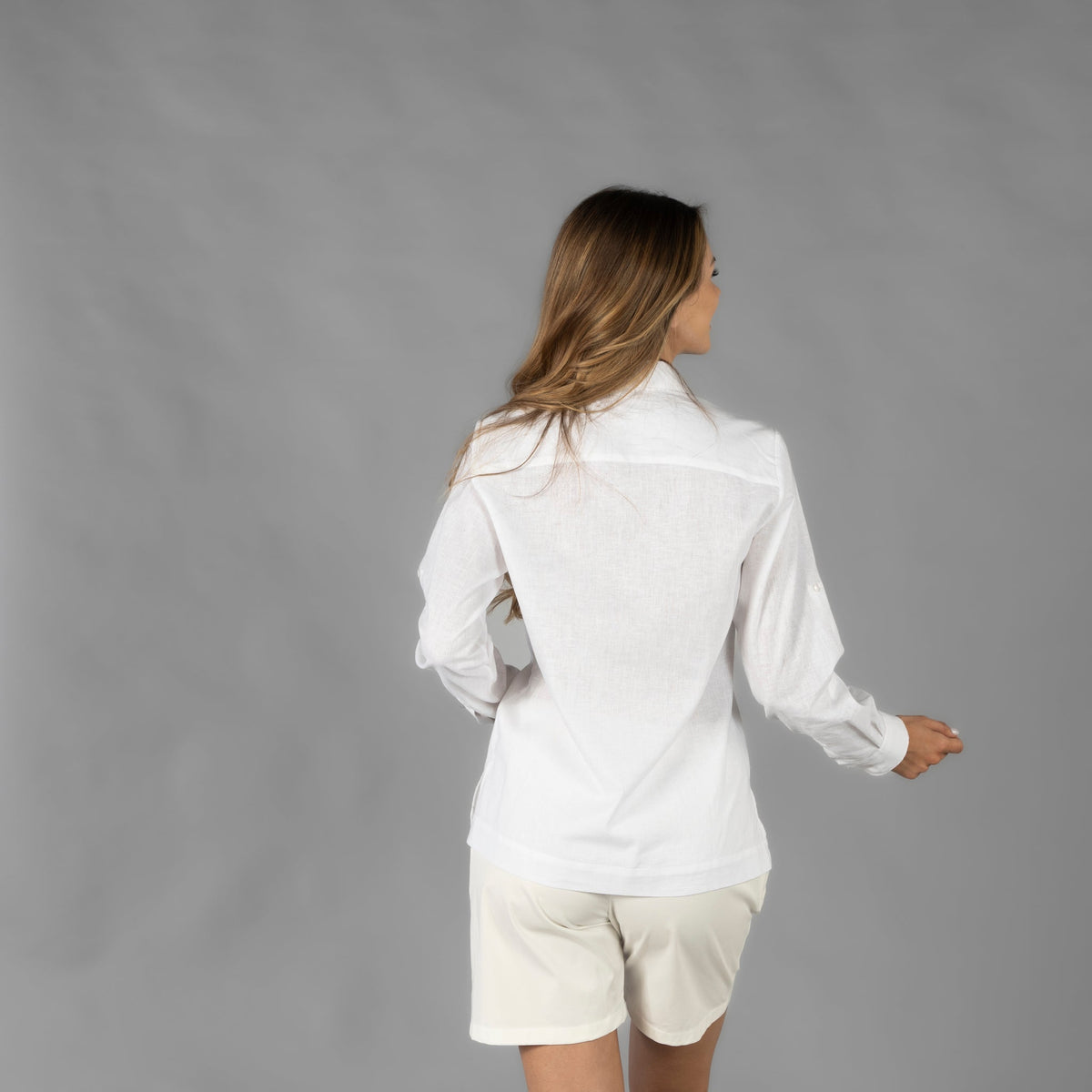 GUAYABERA MUJER CUELLO CAMISERO SUMATRA