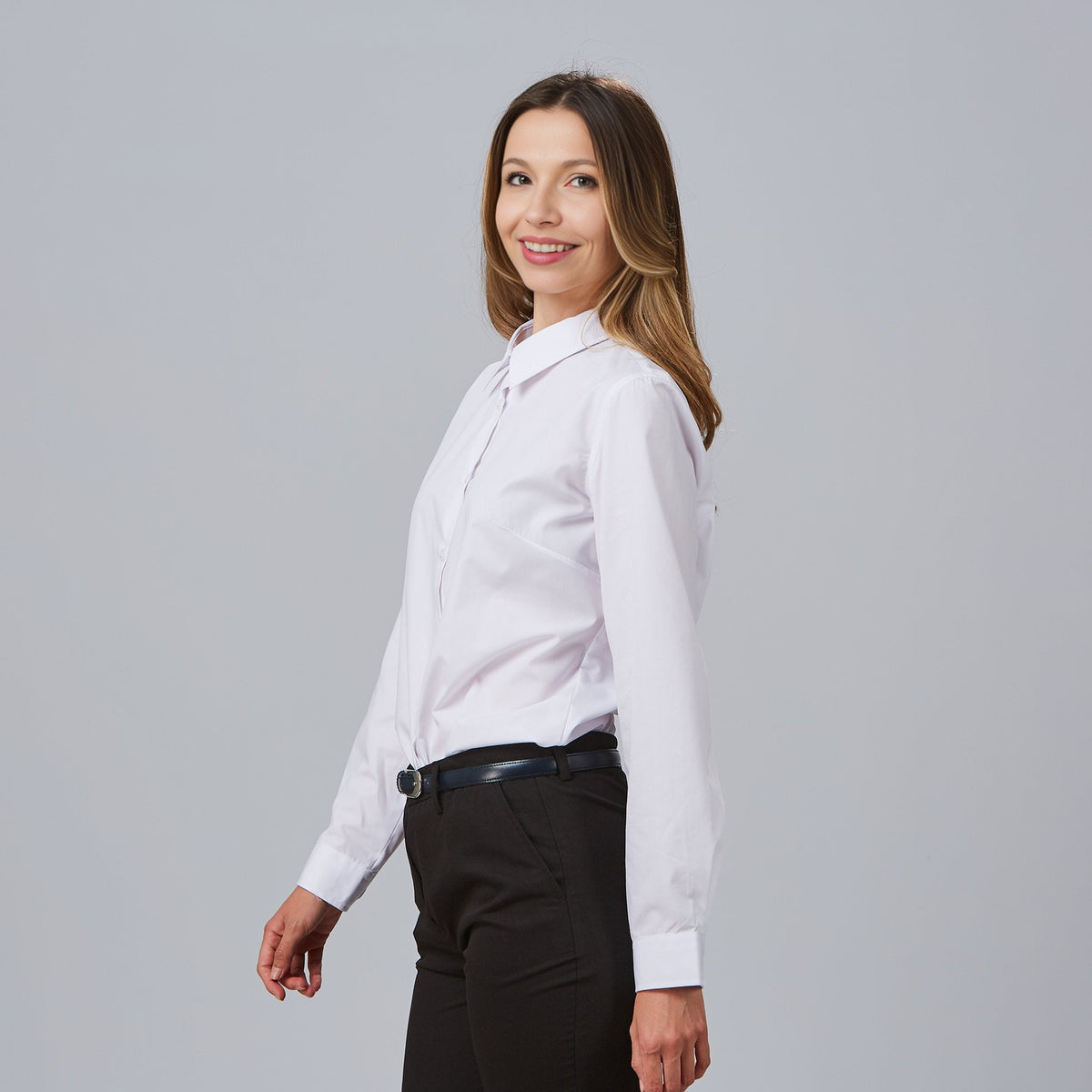 CAMISA MUJER M/L ELASTAN