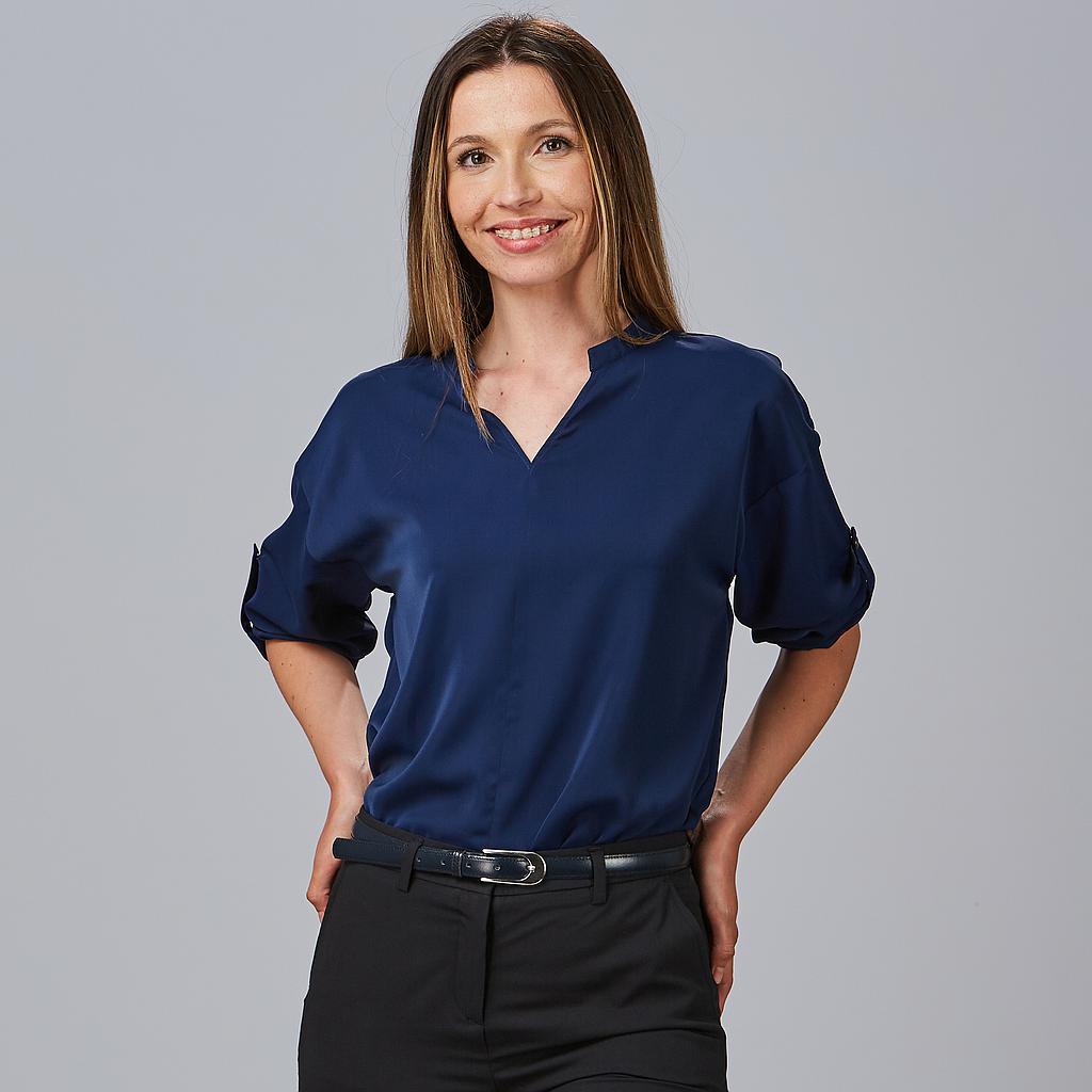 BLUSA MUJER MANGA ROLL UP MICAELA