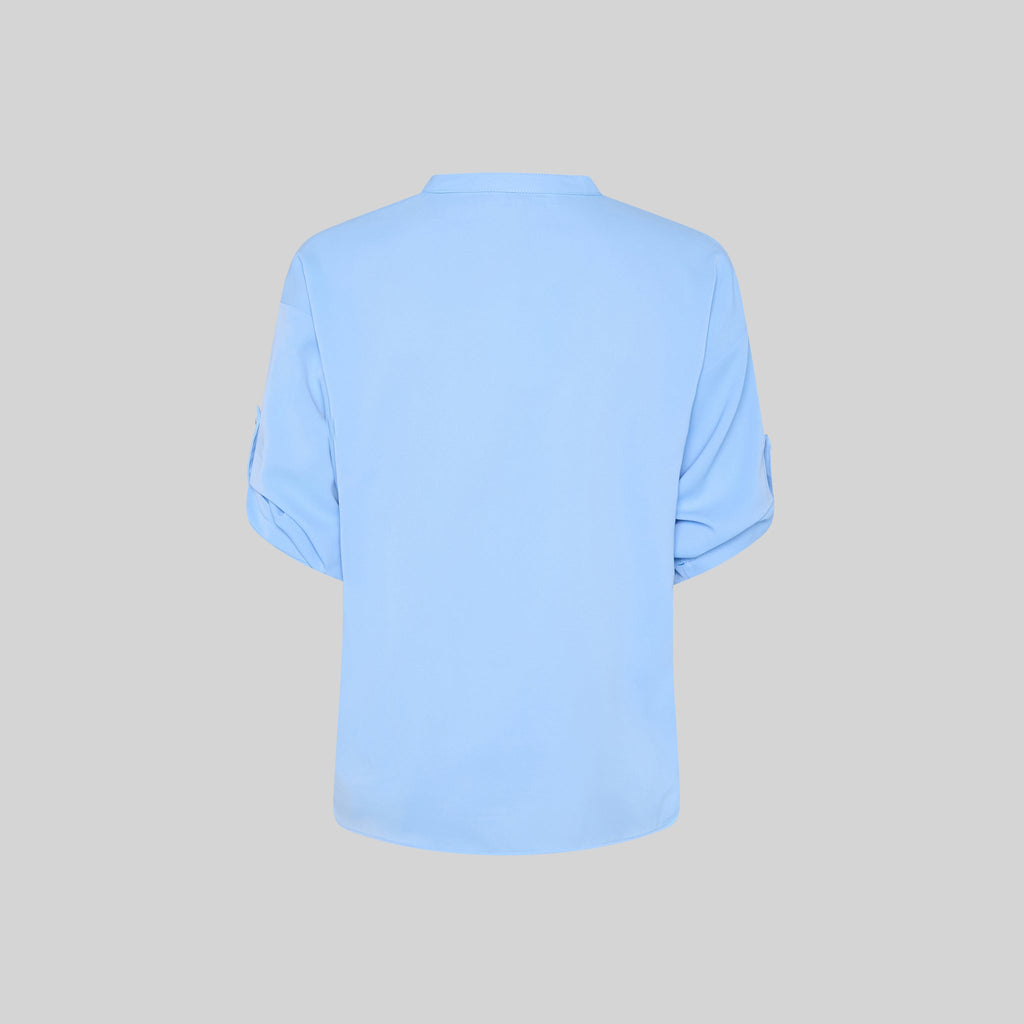 BLUSA MUJER MANGA ROLL UP MICAELA