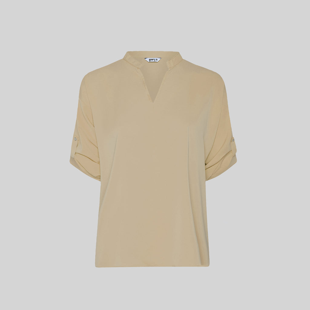 BLUSA MUJER MANGA ROLL UP MICAELA