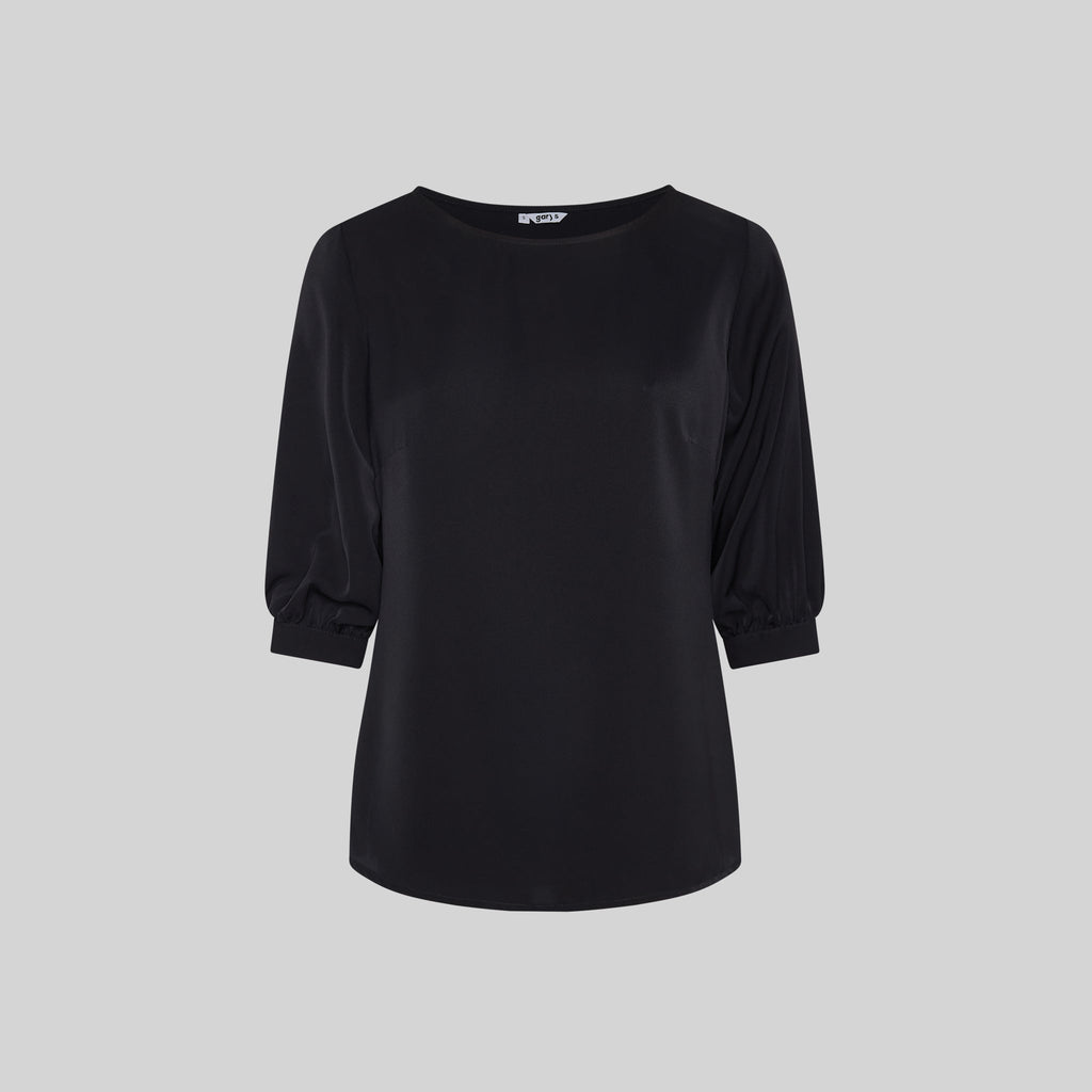 BLUSA MUJER MANGA RIZADA ROSANNA