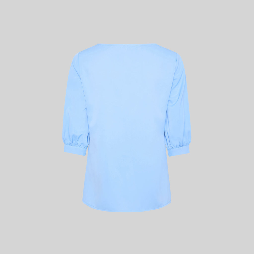BLUSA MUJER MANGA RIZADA ROSANNA
