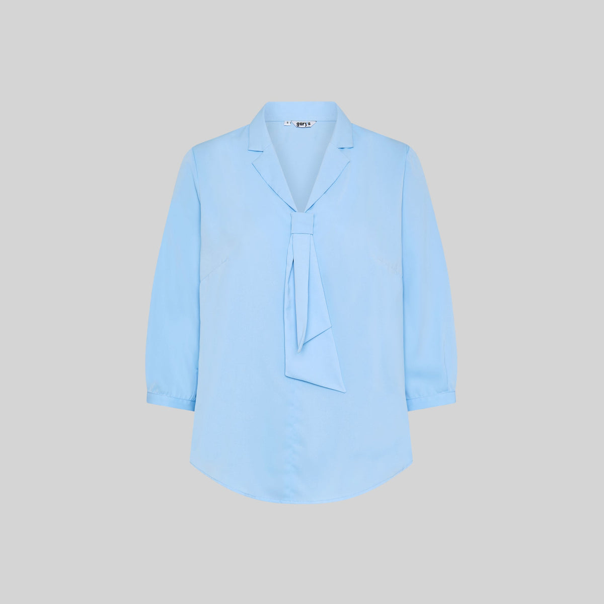 BLUSA MUJER CUELLO SOLAPA LAZO FLAVIA
