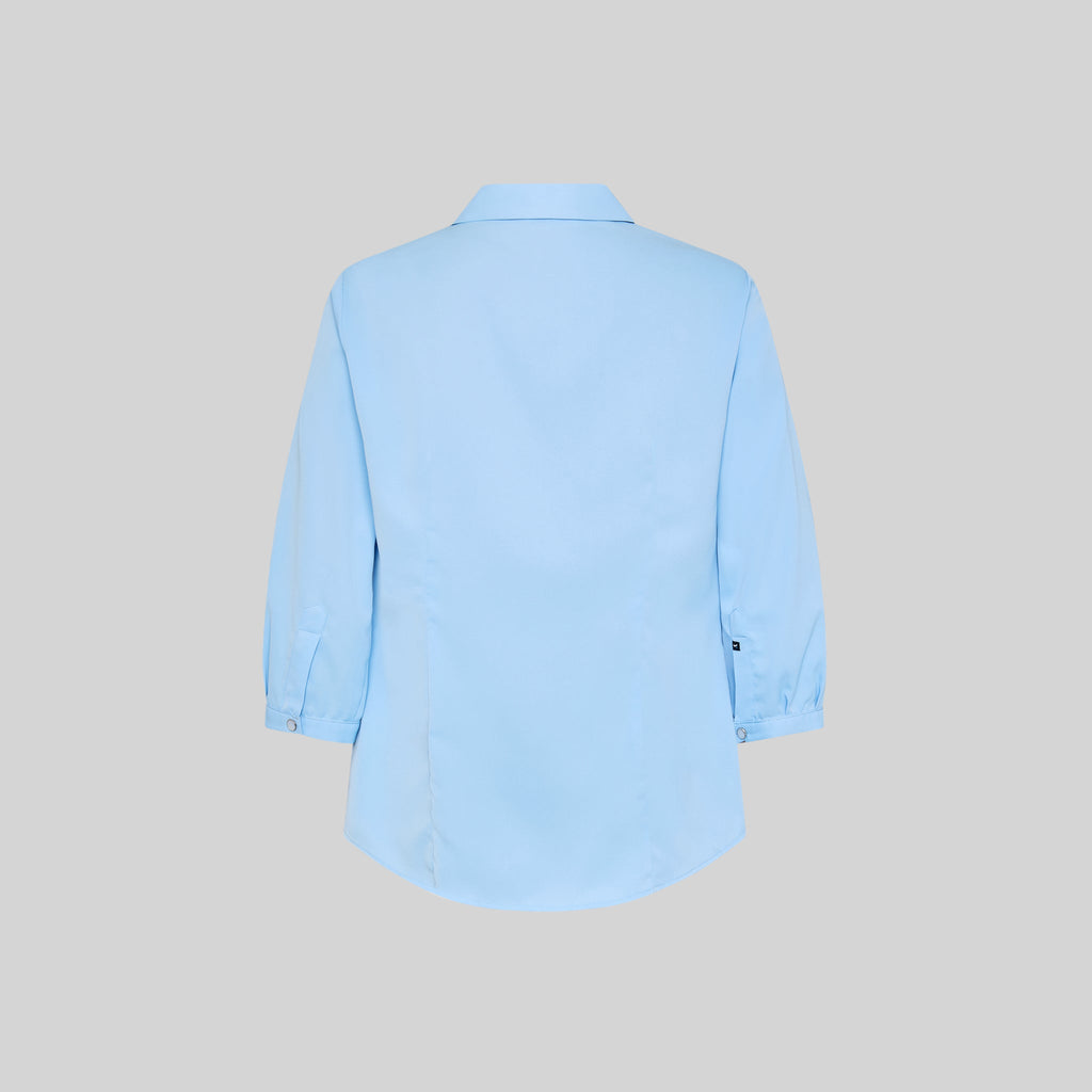 BLUSA MUJER CUELLO SOLAPA LAZO FLAVIA