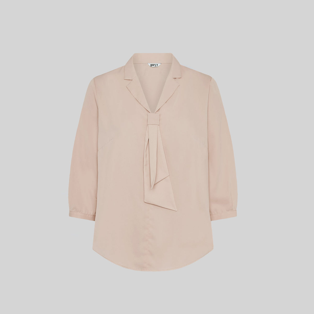 BLUSA MUJER CUELLO SOLAPA LAZO FLAVIA
