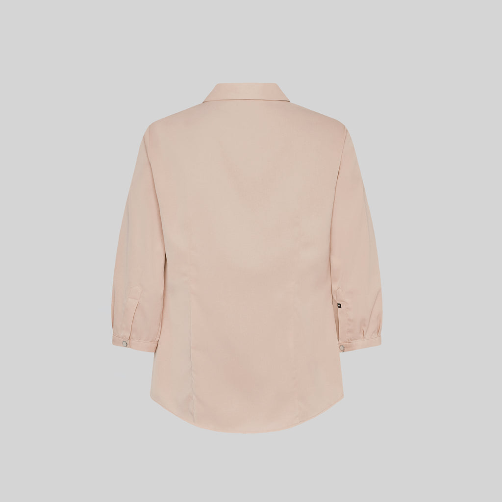 BLUSA MUJER CUELLO SOLAPA LAZO FLAVIA