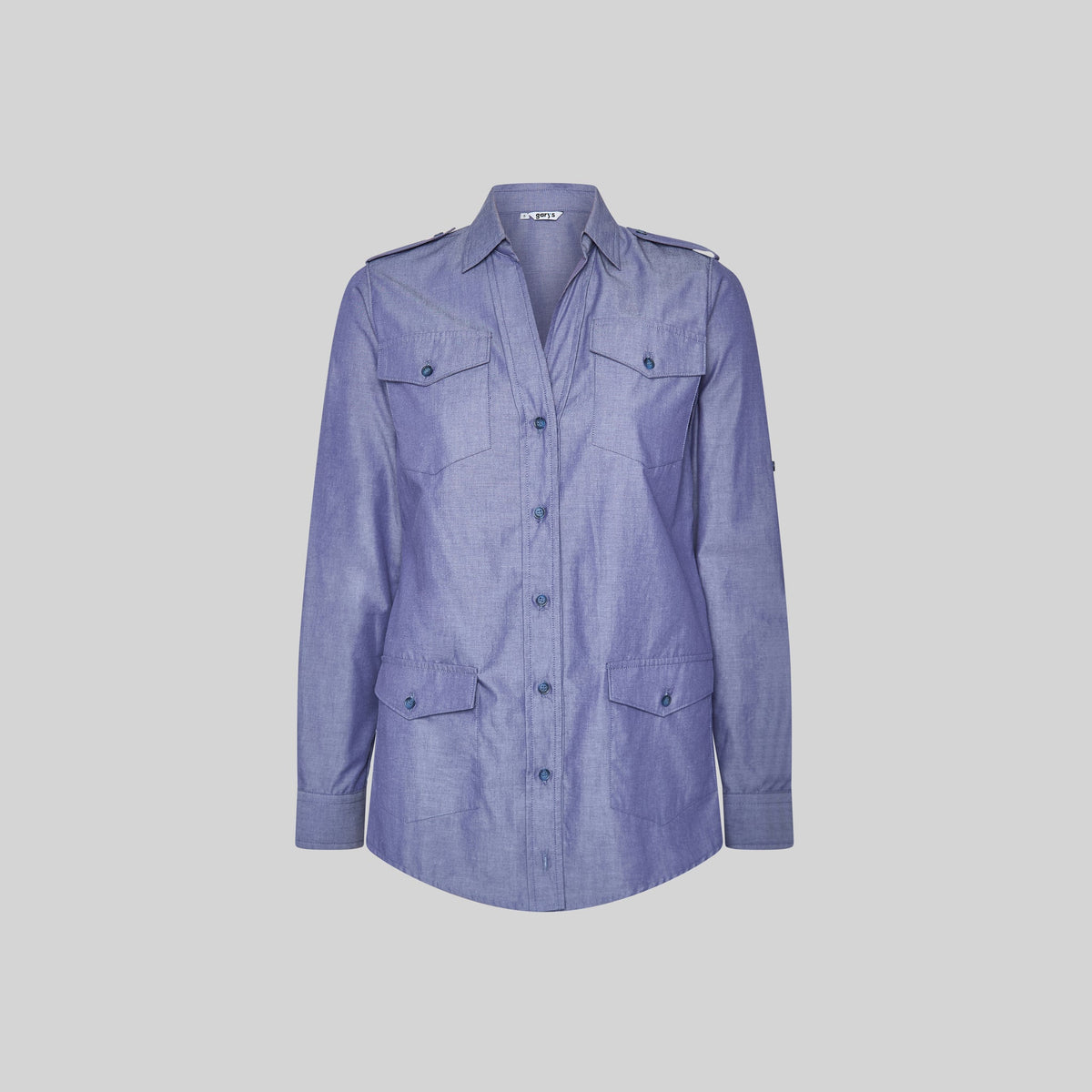 CAMISA MUJER MANGA ROLL UP DANIELA