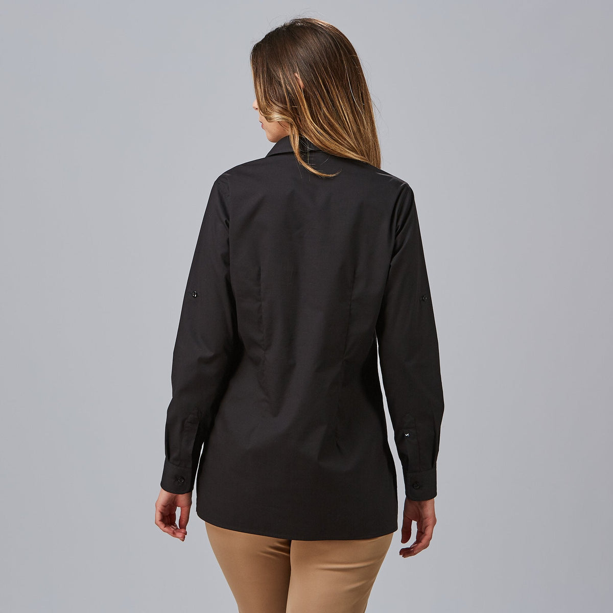 CAMISA MUJER MANGA ROLL UP LIVIA