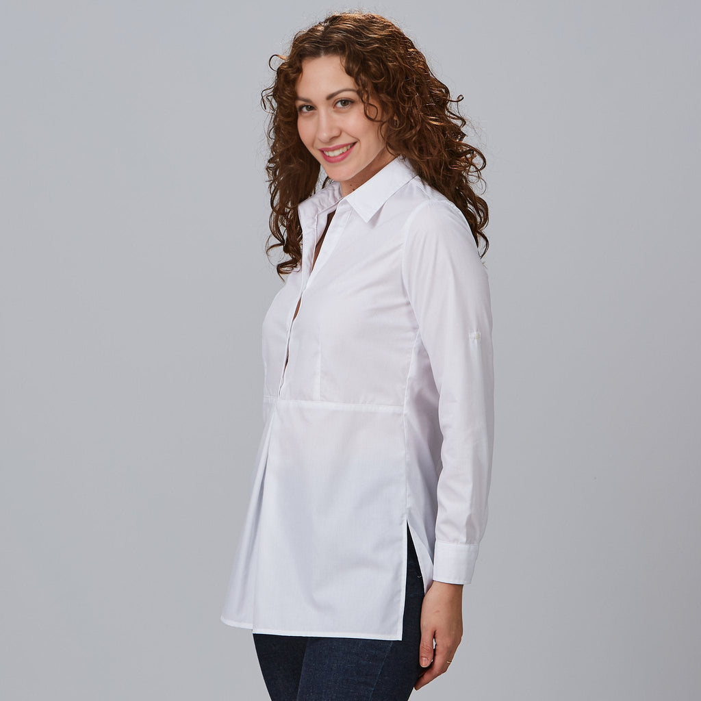 CAMISA MUJER MANGA ROLL UP LIVIA