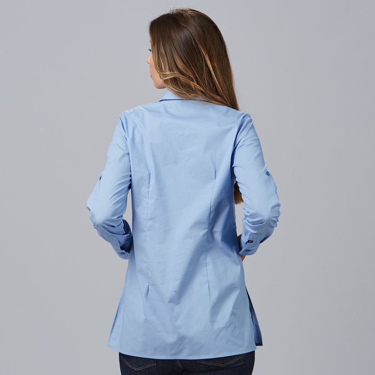 CAMISA MUJER MANGA ROLL UP LIVIA