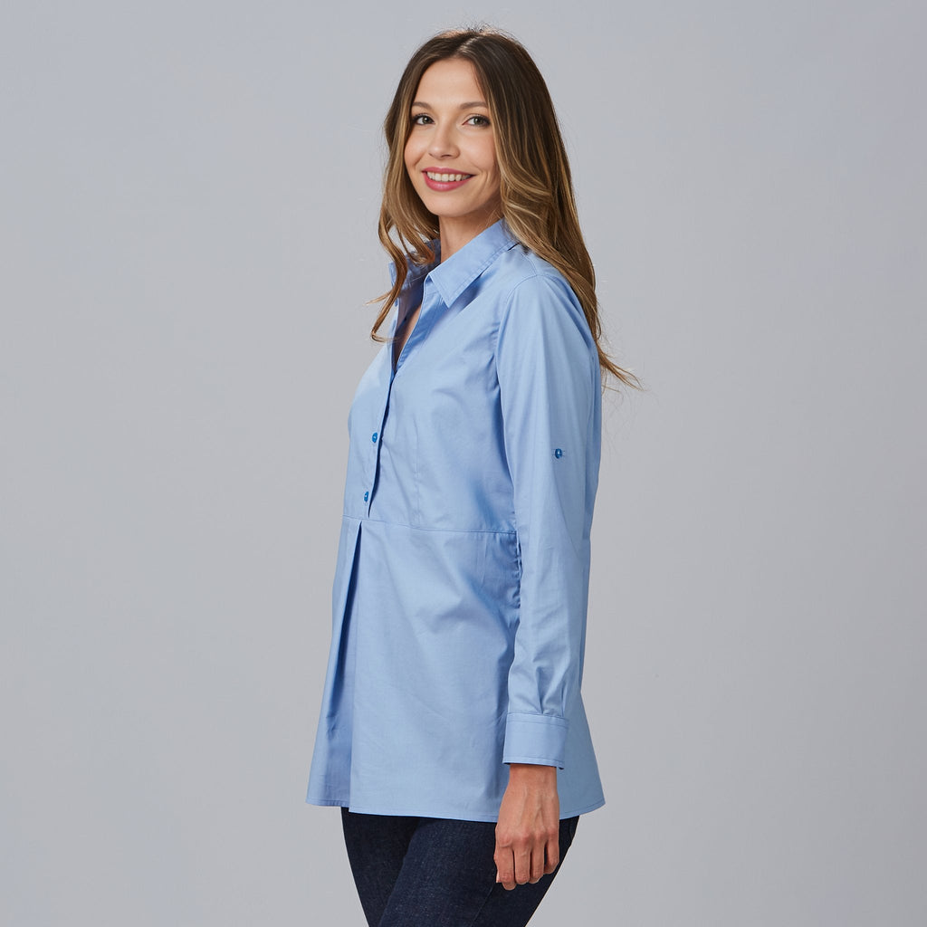 CAMISA MUJER MANGA ROLL UP LIVIA