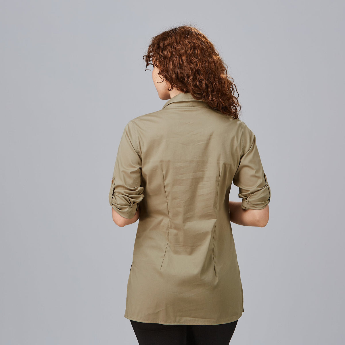 CAMISA MUJER MANGA ROLL UP LIVIA