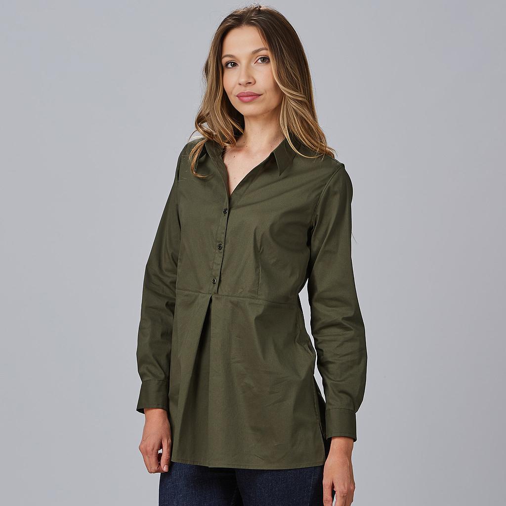CAMISA MUJER MANGA ROLL UP LIVIA