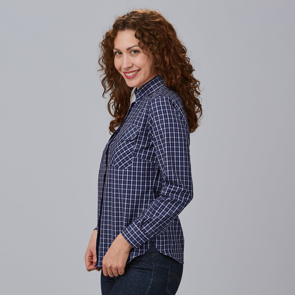 CAMISA MUJER CUADROS CATERINA