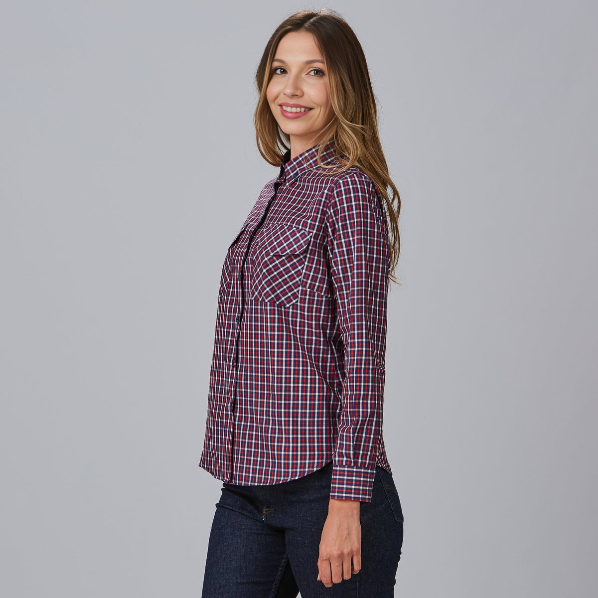 CAMISA MUJER CUADROS CATERINA
