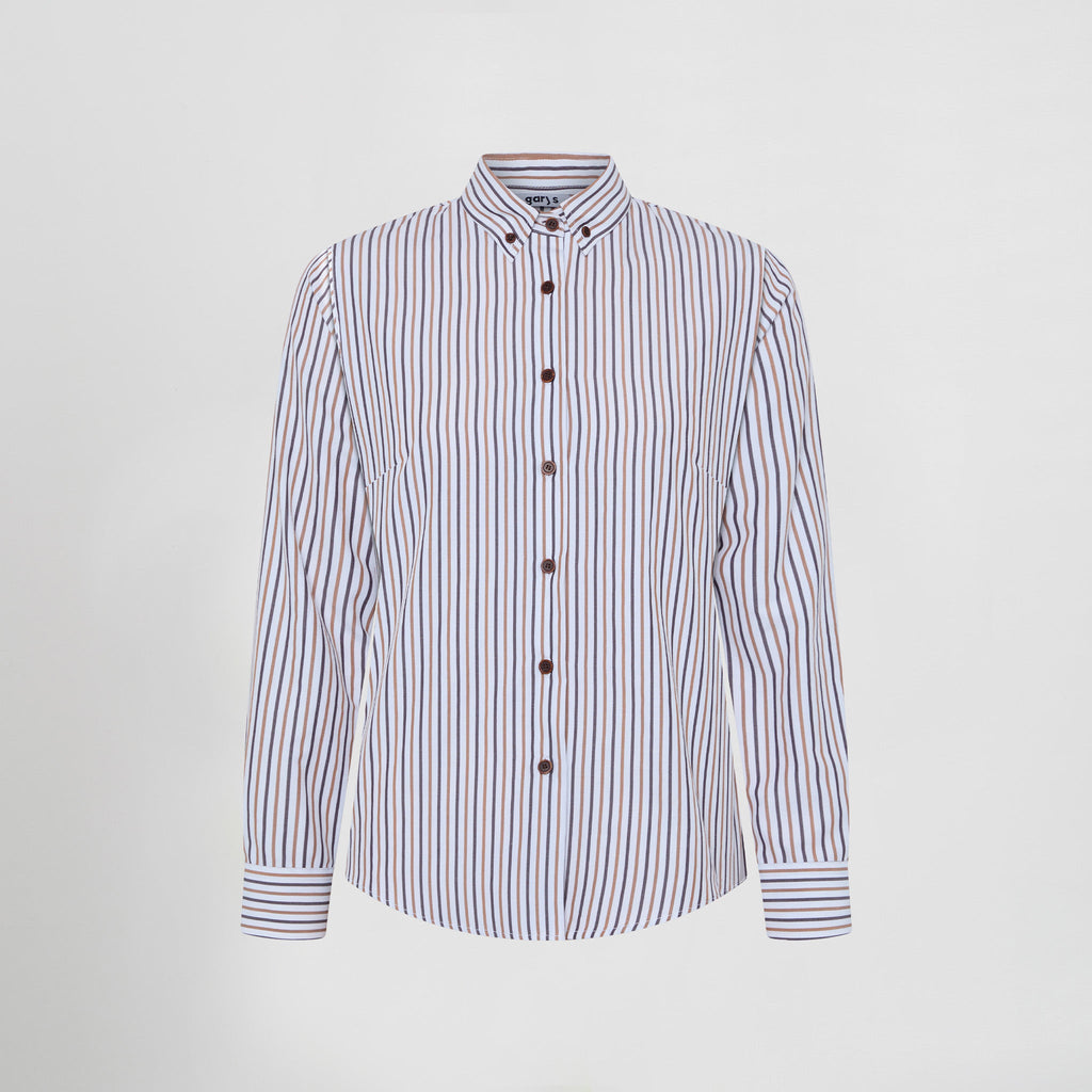 CAMISA MUJER RAYAS BICOLOR SIMONETTA