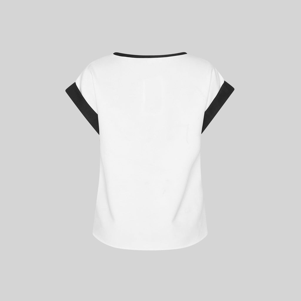 BLUSA MUJER MANGA CORTA VUELTA