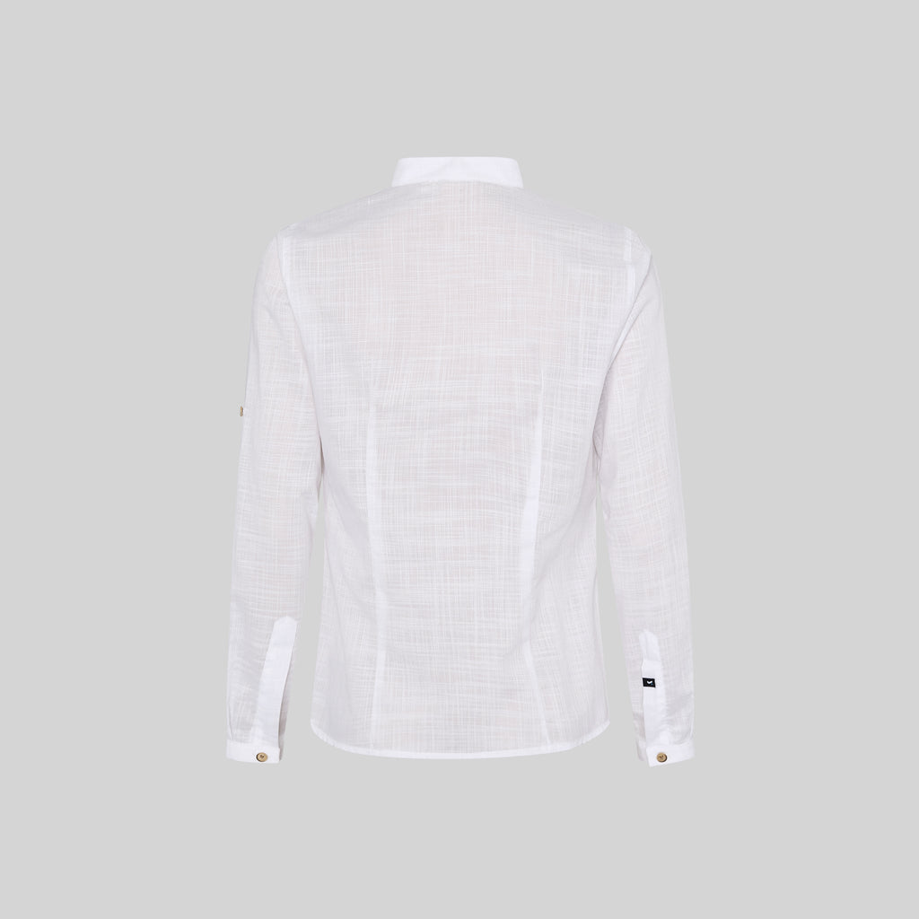 CAMISA MUJER FALSO LINO FLORA