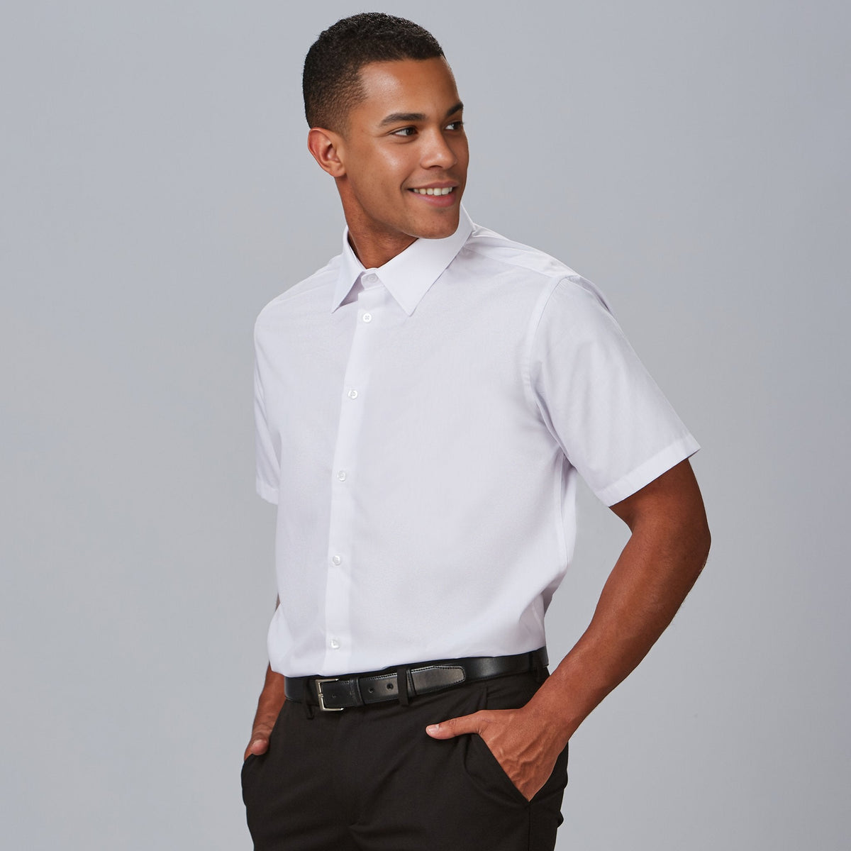 CAMISA HOMBRE M/C SLIM FIT ELASTAN
