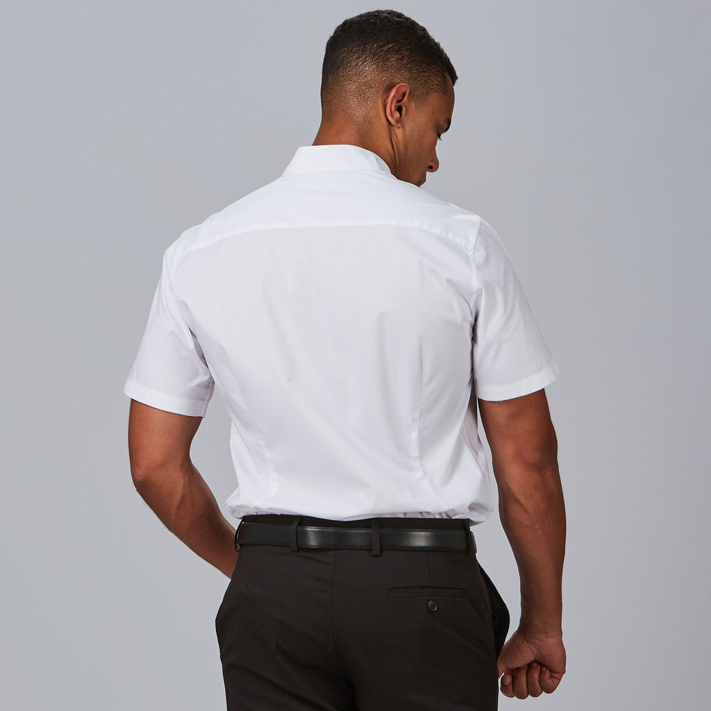 CAMISA HOMBRE M/C C/MAO SLIM FIT ELASTAN