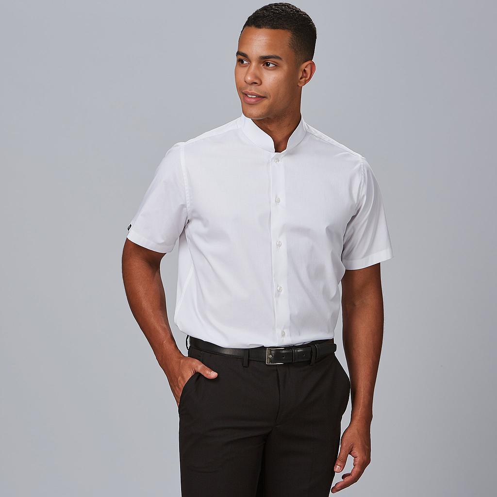CAMISA HOMBRE M/C C/MAO SLIM FIT ELASTAN